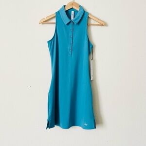 green emerald velvet dress Tennis Club Sweater Knit Dress - White/Spruce Green